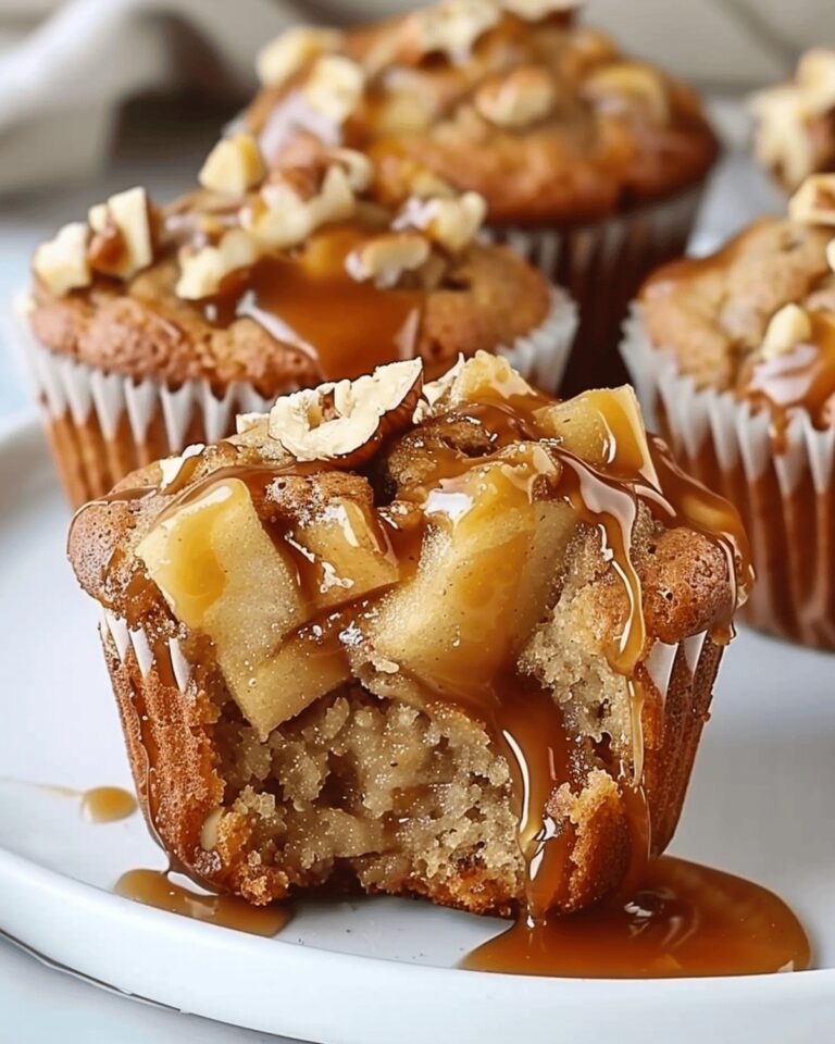 Rustic Caramel Apple Muffins with Walnut Crunch Recipe