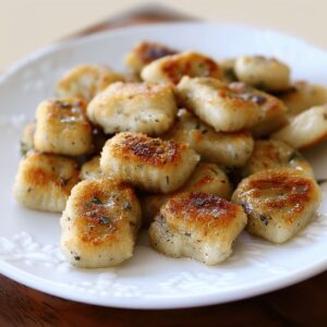 Homemade Potato Garlic Gnocchi Recipe
