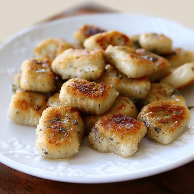 Homemade Potato Garlic Gnocchi Recipe