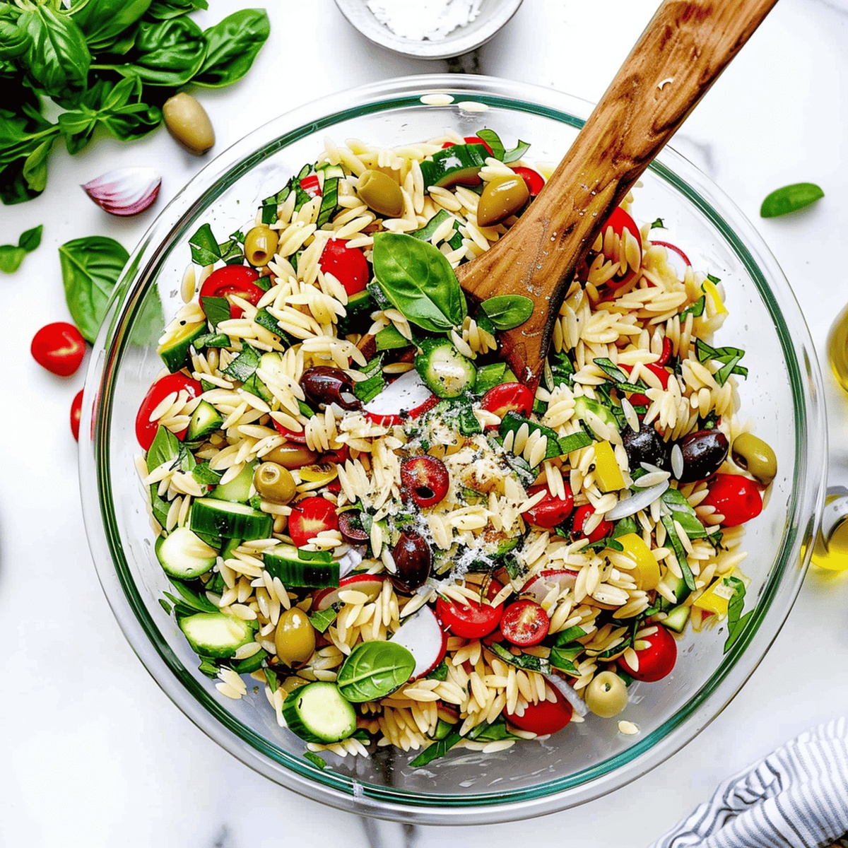 Mediterranean Orzo Salad Recipe