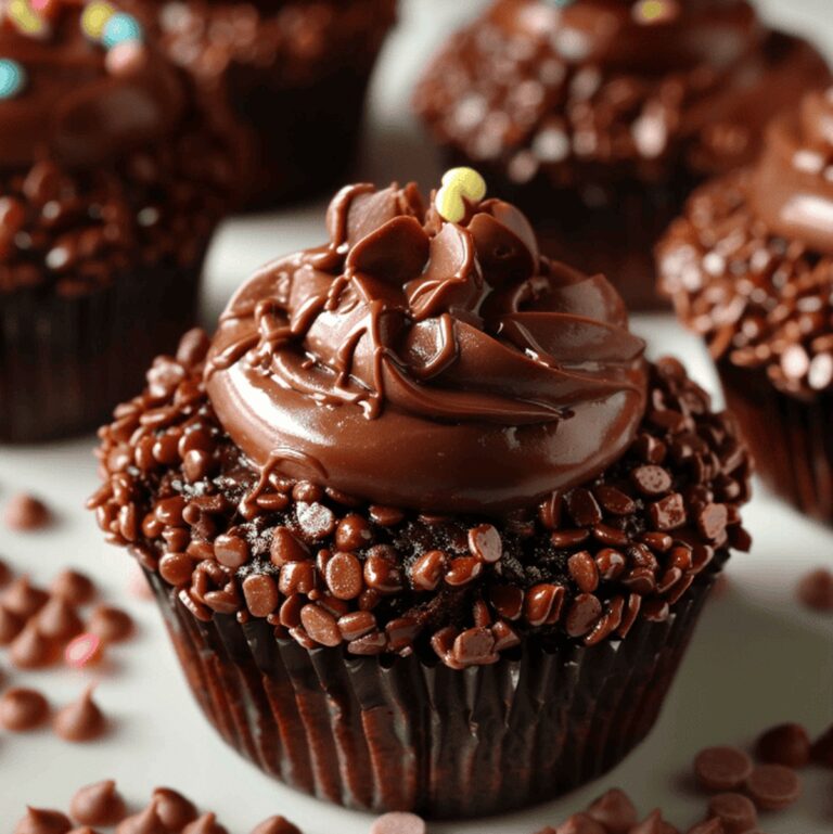 Honey Nutella Rice Krispie Treat Cupcakes Recipe