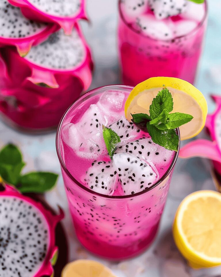 Refreshing Dragon Fruit Lemonade Recipe