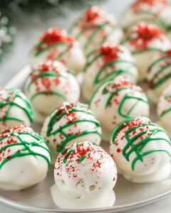 Festive Christmas Tree Cake Truffles Recipe