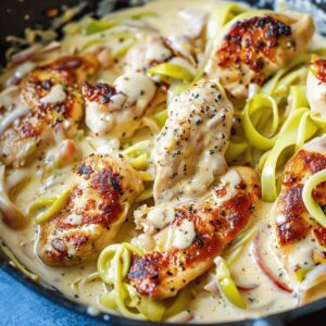 Creamy Pepperoncini Chicken Skillet Recipe