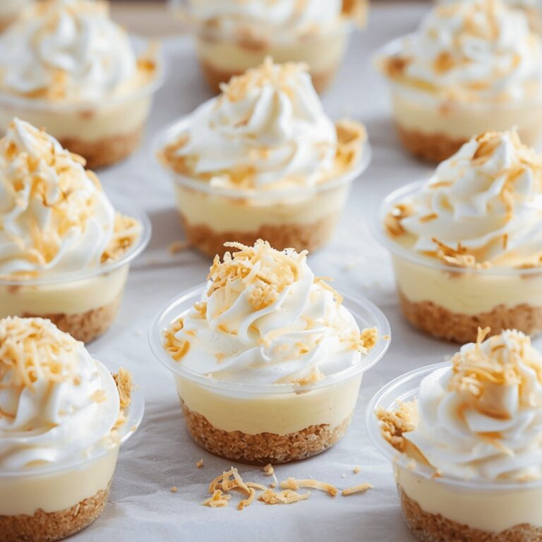 Coconut Cream Pie Dessert Cups Recipe