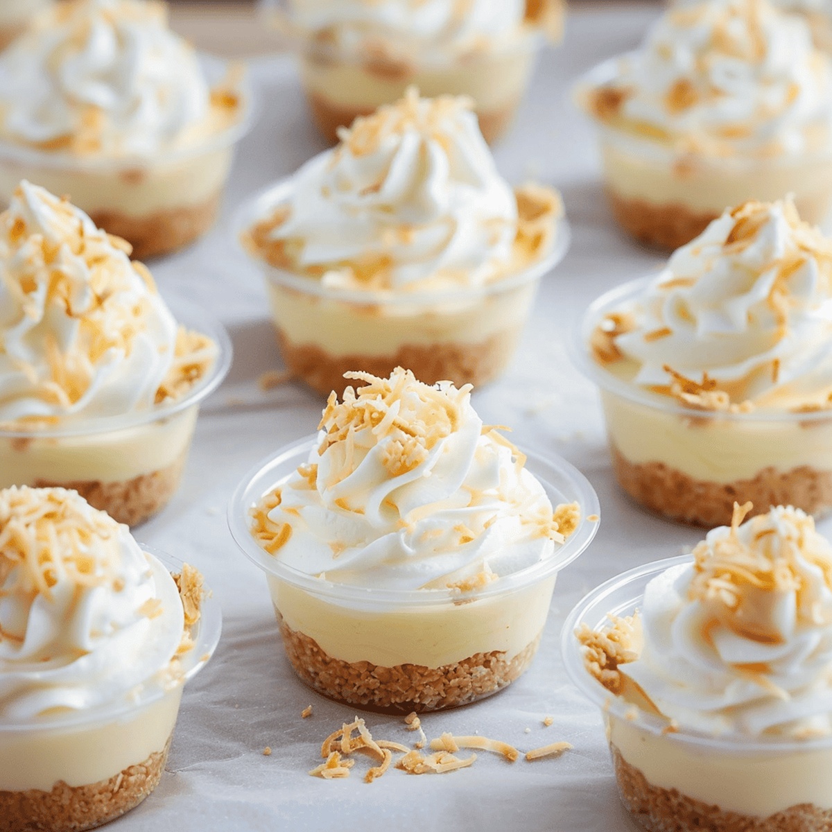Coconut Cream Pie Dessert Cups Recipe