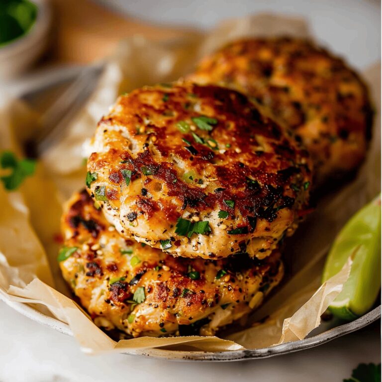 Chili Lime Chicken Burgers Recipe