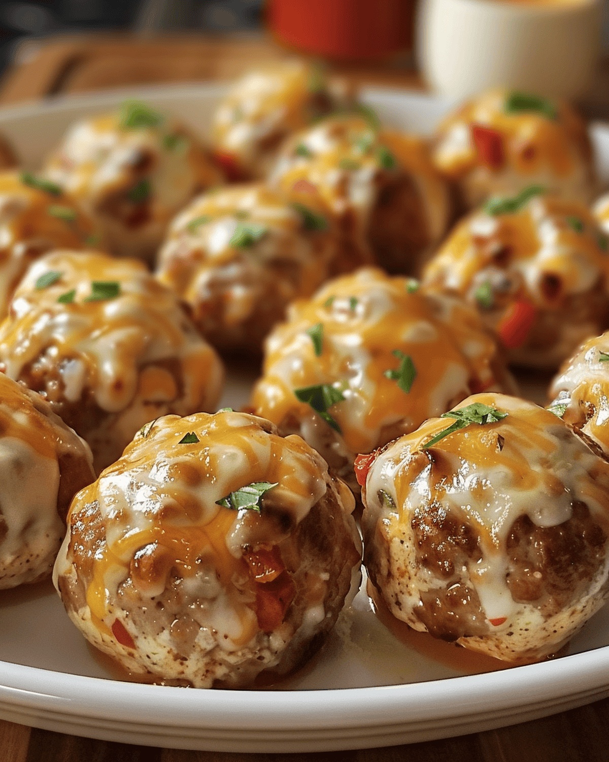 Spicy Rotel Cream Cheese Sausage Bites Recipe