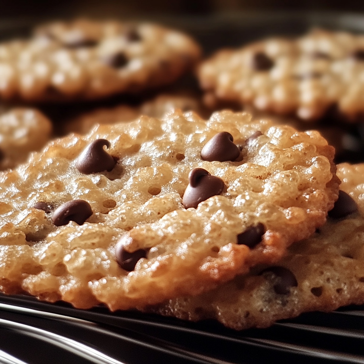 Gooey Rice Krispie Chocolate Chip Cookies Recipe