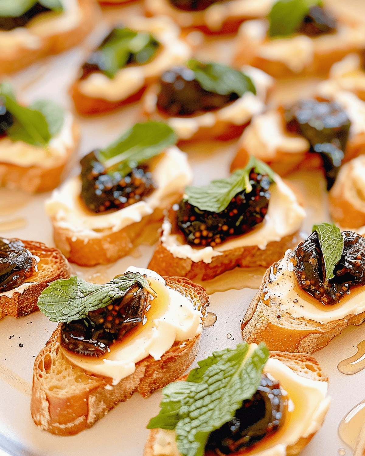 Fig & Goat Cheese Crostini Recipe