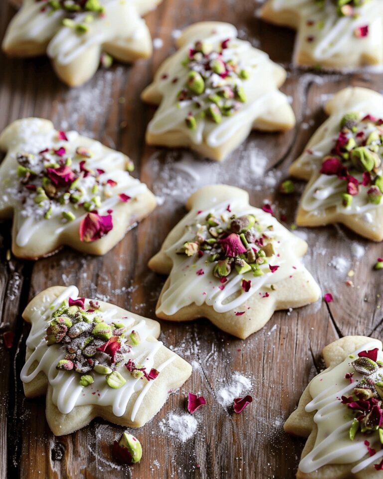 Elegant Pistachio Infused Rose Sugars Recipe