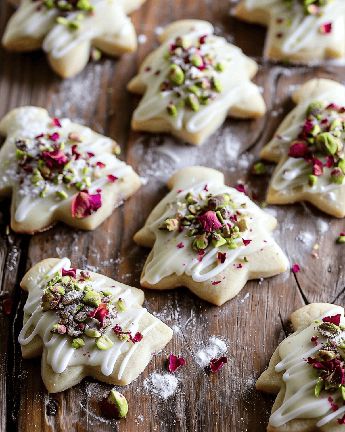Elegant Pistachio Infused Rose Sugars Recipe