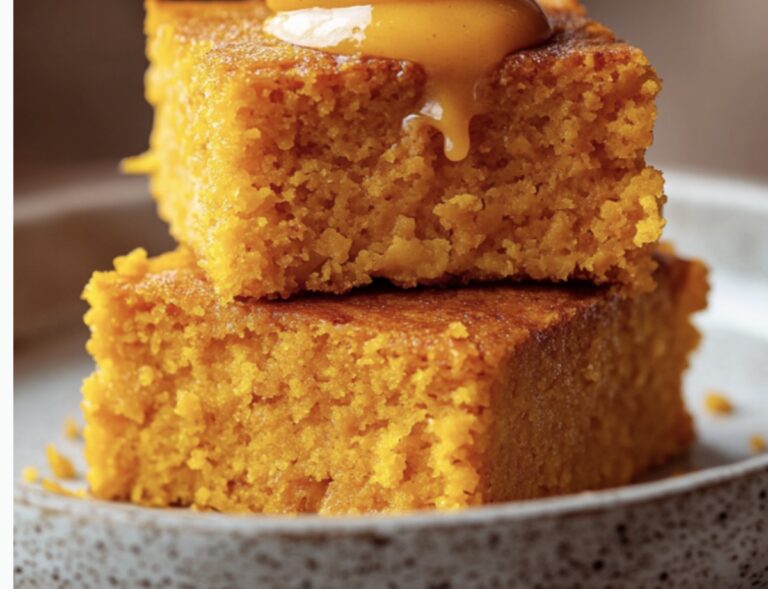 Golden Honey Sweet Potato Cornbread Recipe
