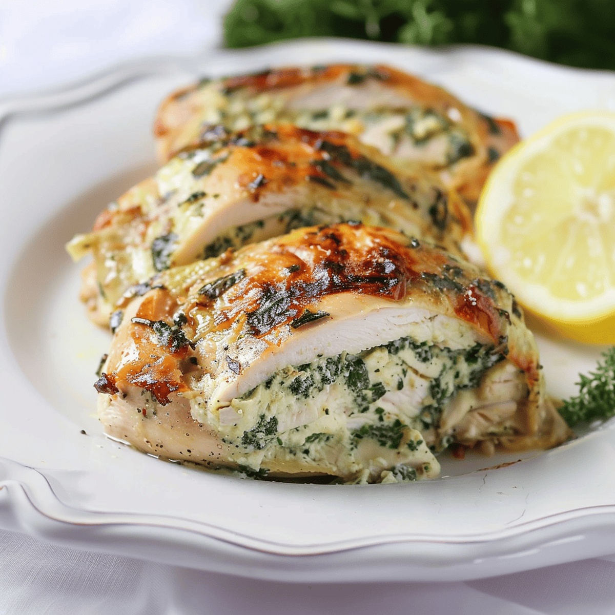 Keto Spanakopita Stuffed Chicken Recipe