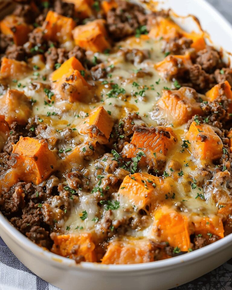 Hearty Sweet Potato Beef Bake Recipe