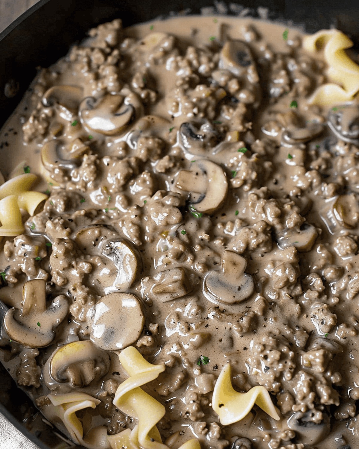 Hearty Ground Beef Creamy Recipe