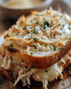 Crispy Cheesy Chicken on Garlic Bread Recipe