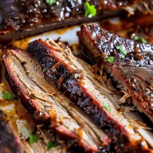 Crockpot Smoky BBQ Brisket Recipe