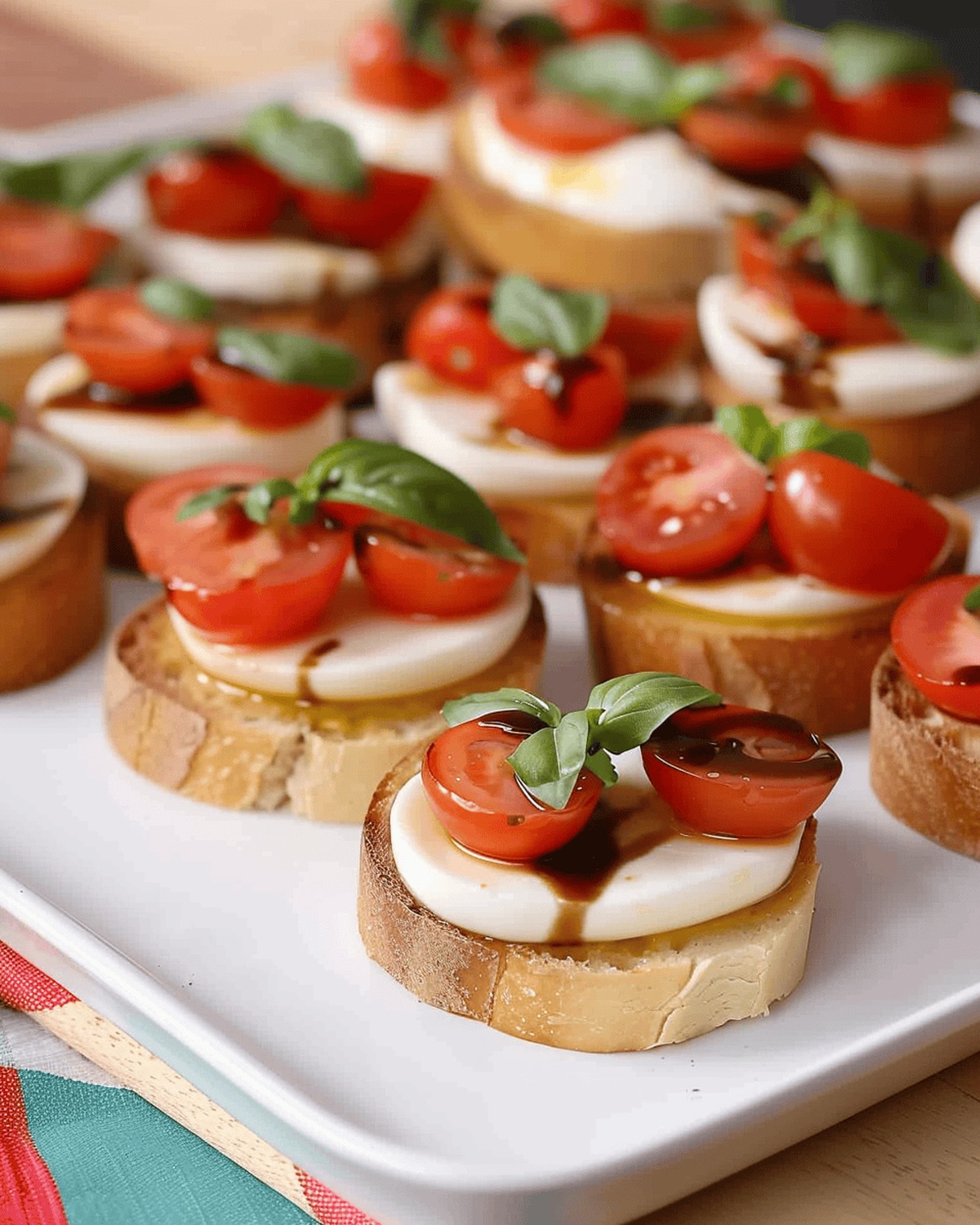 Easy Caprese Crostini Appetizer Recipe