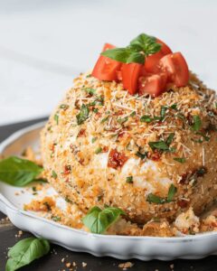 Bruschetta Cheese Ball Recipe