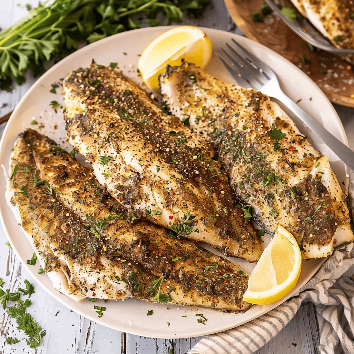 Baked Catfish with Herbs Recipe