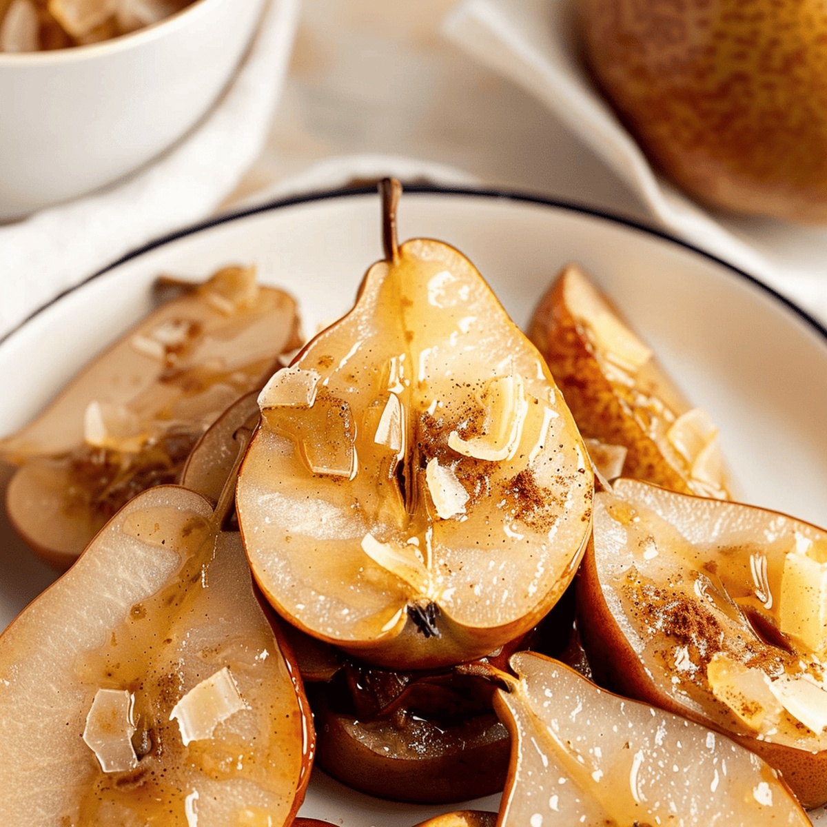 Cinnamon Honey Butter Pears Recipe