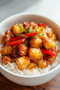 Tropical Pineapple Chicken and Rice Recipe