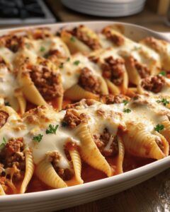 Tender Ricotta Beef Shells Recipe