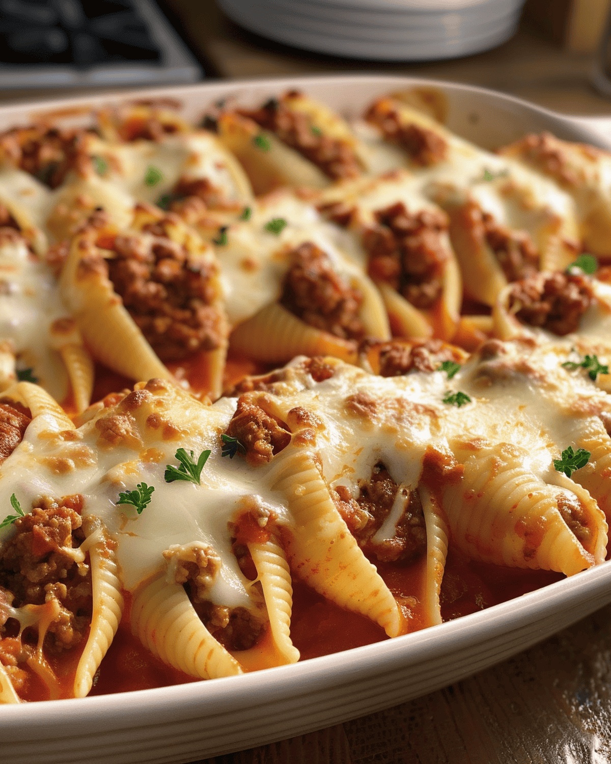 Tender Ricotta Beef Shells Recipe
