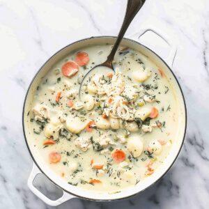 Creamy Olive Garden Chicken Gnocchi Soup Recipe