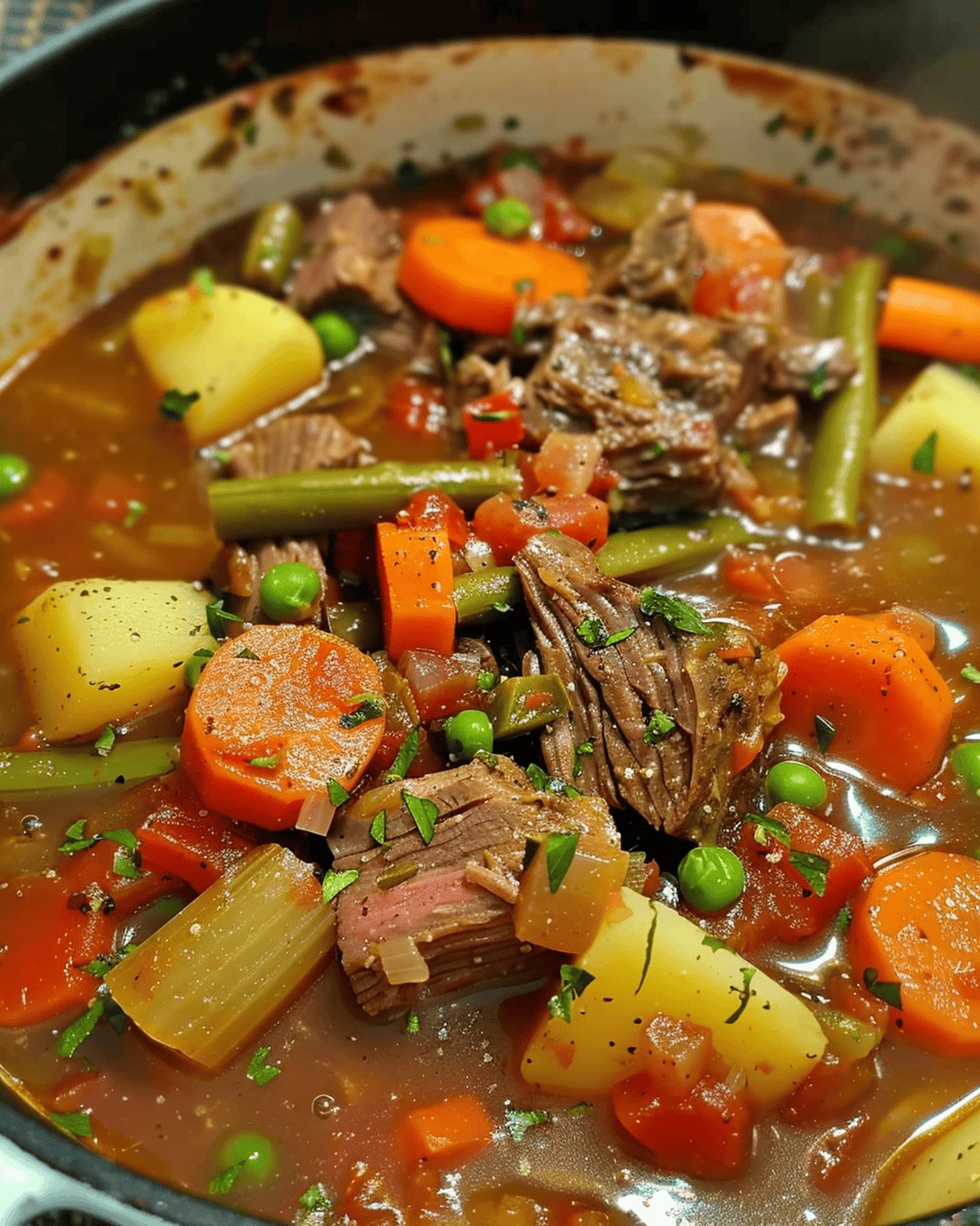 Comforting Beef and Vegetable Medley Soup Recipe