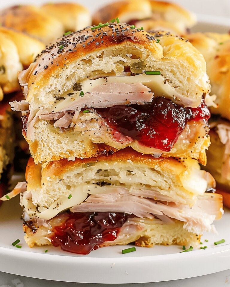 Cranberry Turkey Sliders Recipe