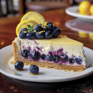 Lemon Blueberry Cheesecake Recipe