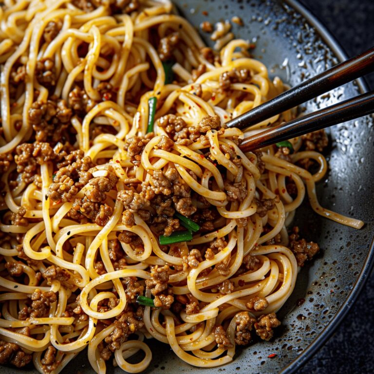 Sizzling Asian Beef Noodles Recipe