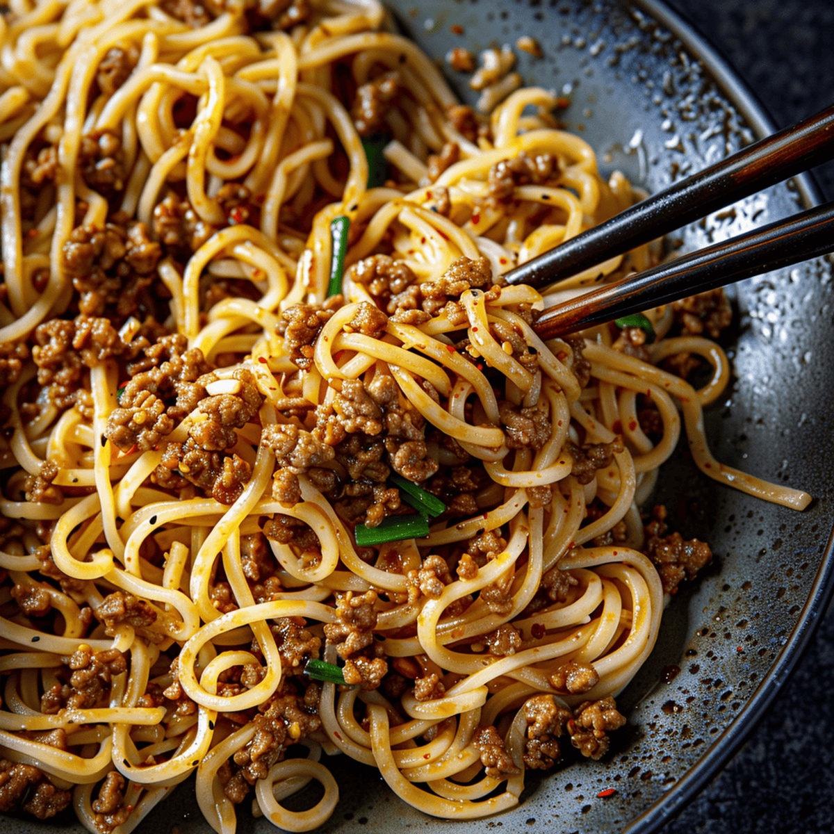 Sizzling Asian Beef Noodles Recipe
