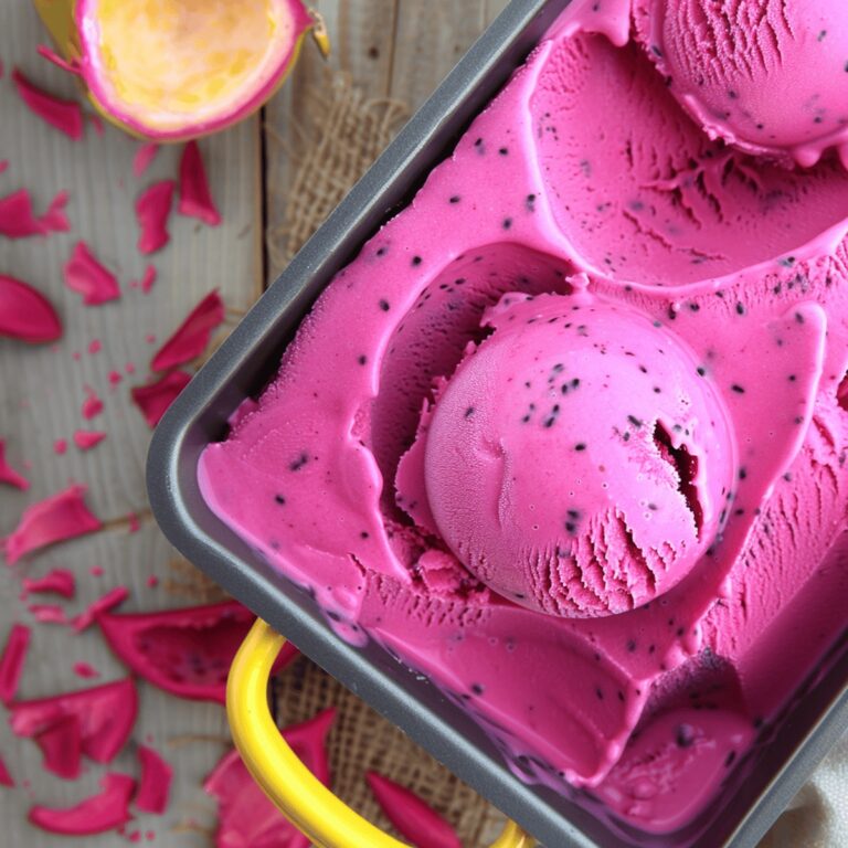 Dragon Fruit Delight Ice Cream Recipe