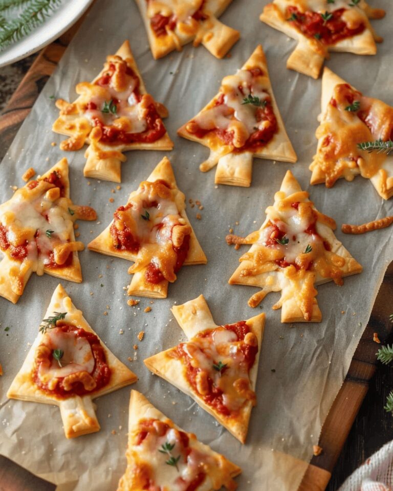 Festive Puff Pastry Pizza Trees Recipe