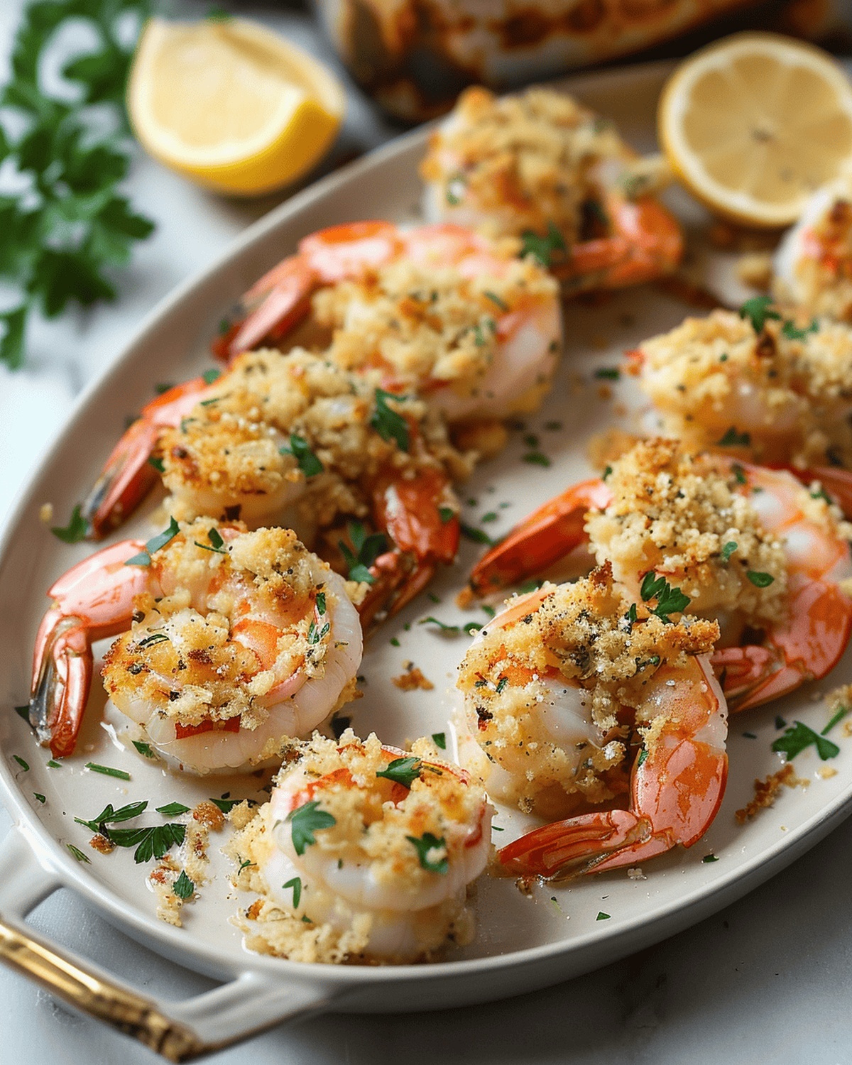 Festive Christmas Stuffed Shrimp Recipe