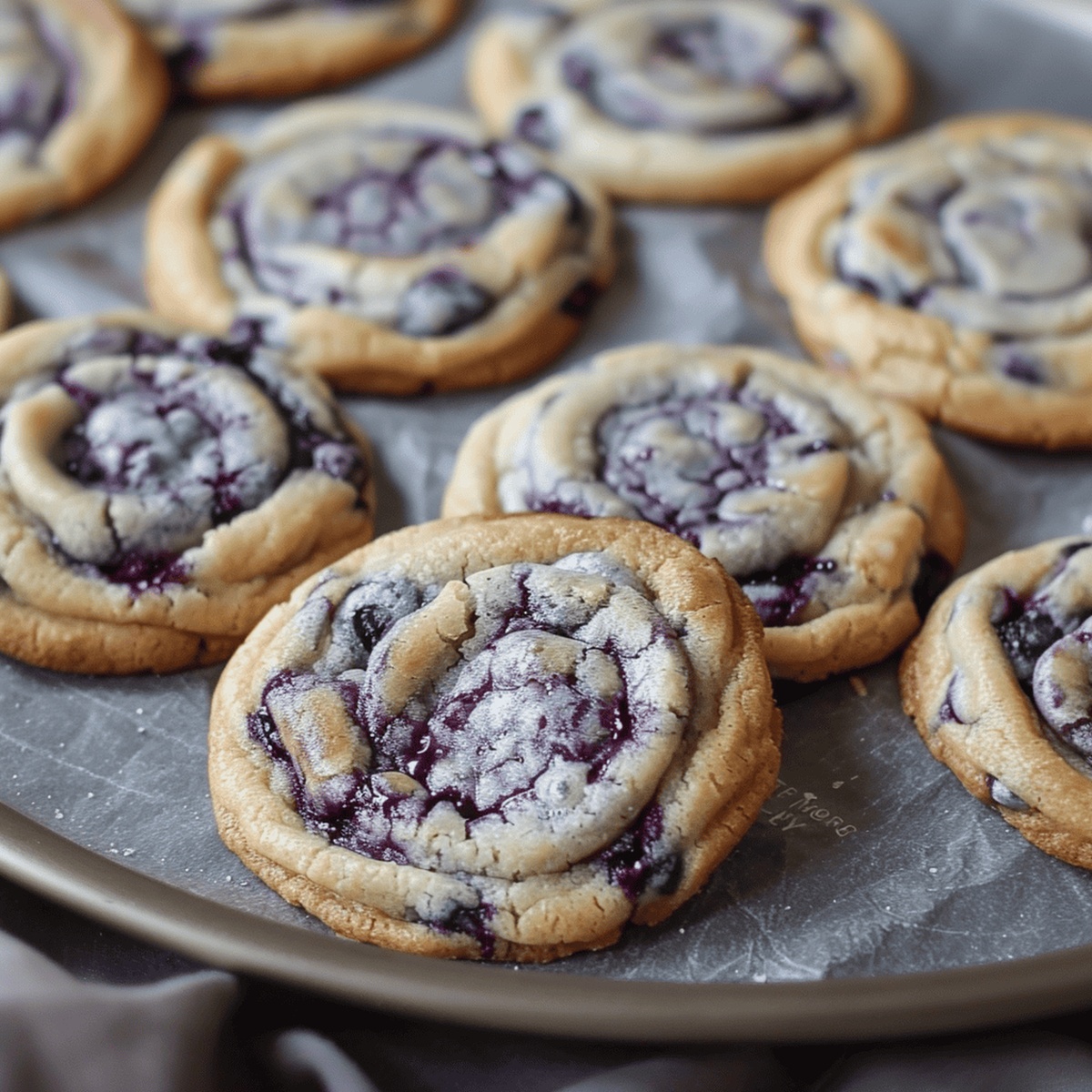Blueberry Whirlwind Cookies Recipe