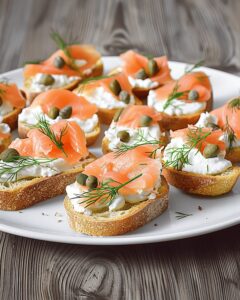 Smoked Salmon Crostini Recipe