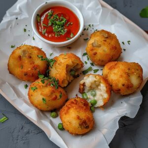 Creamy Mushroom and Pea Arancini Recipe