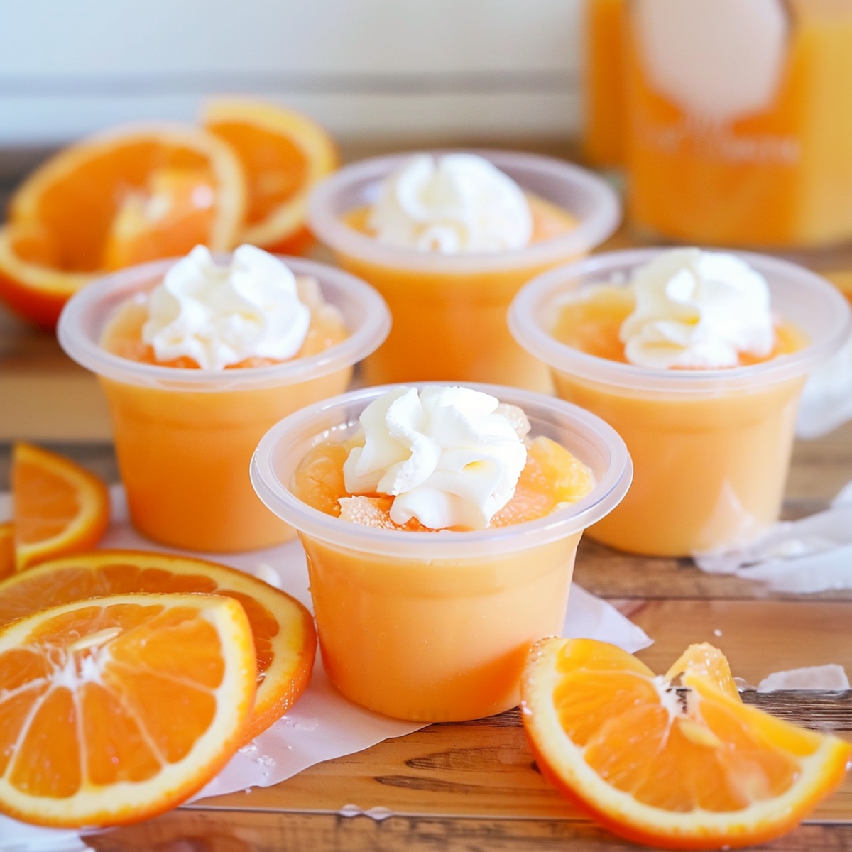 Boozy Orange Creamsicle Jello Shots Recipe
