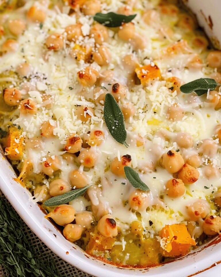 Baked Chickpeas with Butternut Squash Recipe