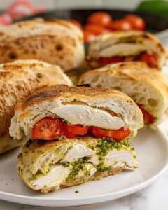 Chicken Pesto Sandwich Recipe
