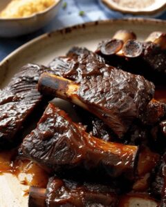 Succulent Short Ribs in Sweet BBQ Sauce Recipe