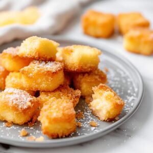 Golden Custard Bites Recipe