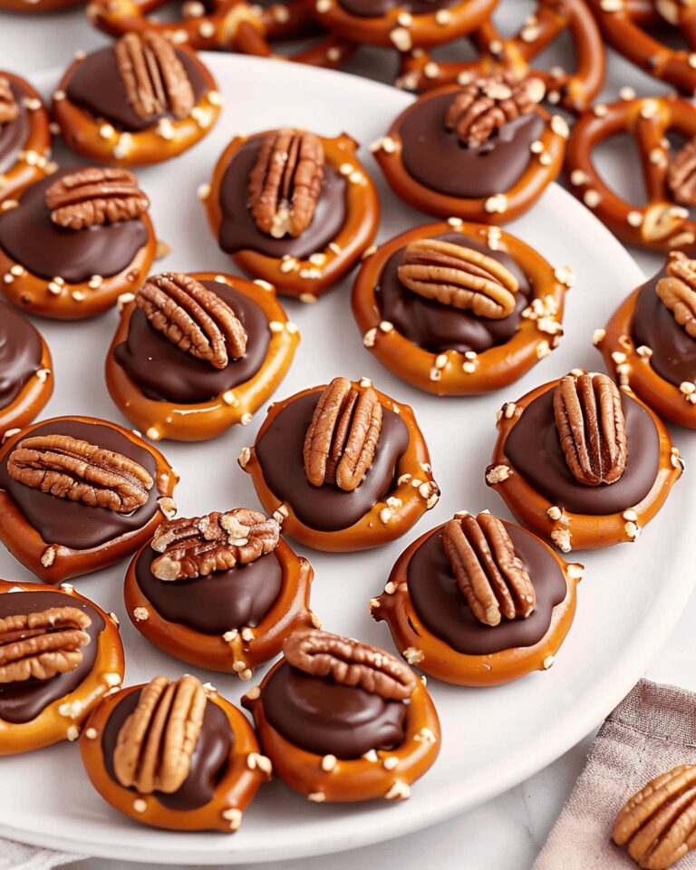 Sweet Pecan Caramel Pretzel Bites Recipe