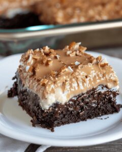 Sinful Chocolate Coconut Poke Cake Recipe