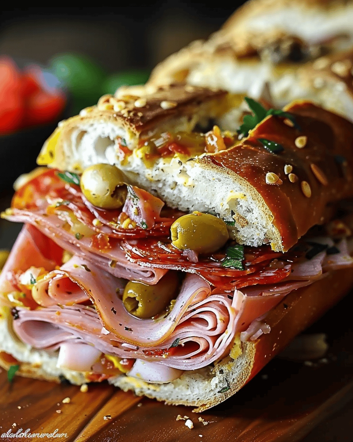 Hearty Muffuletta Sandwich Recipe