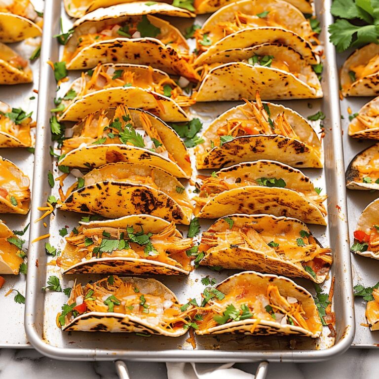 Crispy Mini Chicken Tacos Recipe